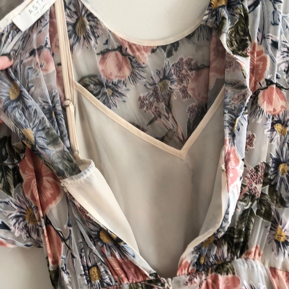 Tyler Ruffle Hem Floral Dress by ASTR The Label - Picture 5 of 8